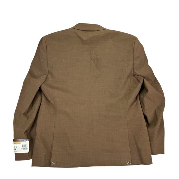 Bar III Mens Slim Fit Solid Active Stretch Suit Jacket Rust Copper 44S - Picture 4 of 5